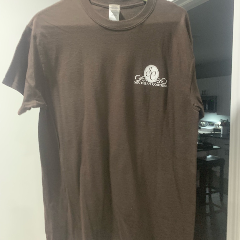 Gildan Brown Short Sleeve women’s Tee medium